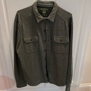 Ecoths Green Long Sleeve Button Down Shirt Men’s Size XL
